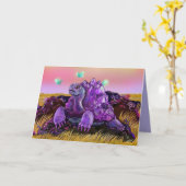 クリスタルカメ「夢を見ストップない」 カード (黄色い花)