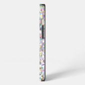 クリスタルカラフル模様 iPhoneケース (左側面)