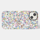 クリスタルカラフル模様 iPhoneケース (裏面横)