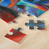 クリスタルカラーペンシル抽象芸術スケッチアートカンヴ ジグソーパズル (側面)