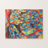 クリスタルカラーペンシル抽象芸術スケッチアートカンヴ ジグソーパズル (横)