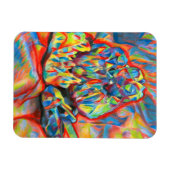 クリスタルカラーペンシル抽象芸術スケッチアートカンヴ マグネット (横)