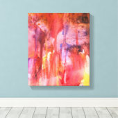 クリスタルカーベンズウォーターカラープリント キャンバスプリント (インサイチュ (ウッドフロア))