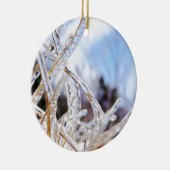 クリスタルガラス セラミックオーナメント (右)