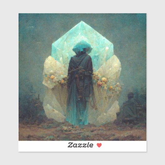 クリスタルガーディアンエイリアンSci-Fiファンタジー シール (シート)