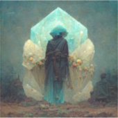 クリスタルガーディアンエイリアンSci-Fiファンタジー シール (正面)