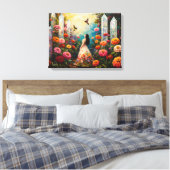 クリスタルガーデン キャンバスプリント (インサイチュ (寝室))