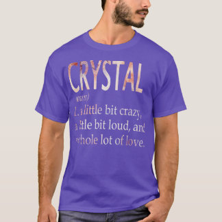 クリスタルガール名の定義 Tシャツ