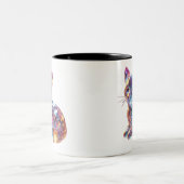 クリスタルキャット ツートーンマグカップ (中央)