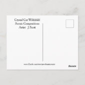 クリスタルキャット ポストカード (裏面)