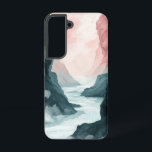 クリスタルキャニオングローフォンケース SAMSUNG GALAXY S22ケース<br><div class="desc">光のコアを持つ柔らかな色の峡谷の壁は、彫刻された石の通路を通して魔法のような夢のような旅を作成する。</div>