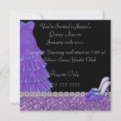 クリスタルキンセアニェラパープル 招待状 (裏面)