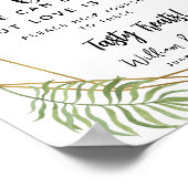 クリスタルグリーナリーポップコーン結婚バー徴候 ポスター (角)