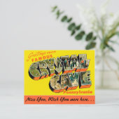 クリスタルケーブからの挨拶 ポストカード (スタンド正面)