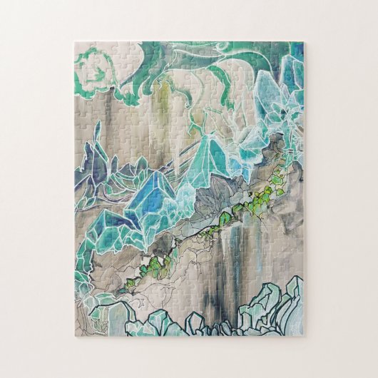 クリスタルケーブアートパズル ジグソーパズル (縦)