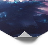 クリスタルケーブドリームコアリミナル宇宙シュールリアルアート ポスター (角)