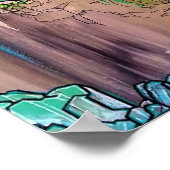 クリスタルケーブプリント – セミグロスポスター紙 ポスター (角)