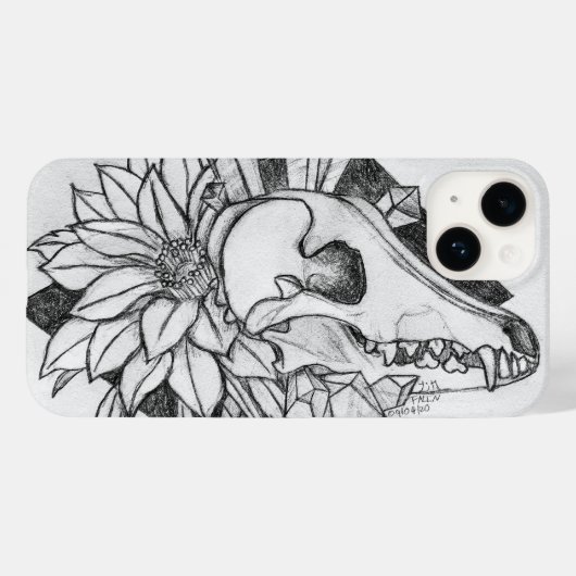 クリスタルコヨーテ Case-Mate iPhoneケース (裏面 (横))