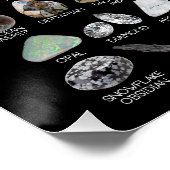 クリスタルコレクションレインボーロックスジオロジースクエア ポスター (コーナー)