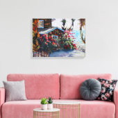 クリスタルコーブコテージ キャンバスプリント (インサイチュ (リビング))