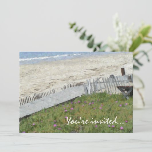 クリスタルコーブパーティの招待状 招待状 (スタンド正面)