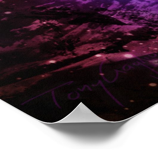 クリスタルサミット抽象芸術ポスター ポスター (角)