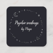 クリスタルサークルムーンスターサイキックスカイ スクエア名刺 (正面)