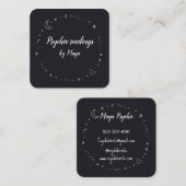 クリスタルサークルムーンスターサイキックスカイ スクエア名刺 (正面/裏面)