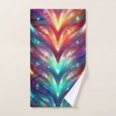 クリスタルシェブロン バスタオルセット (ハンドタオル)