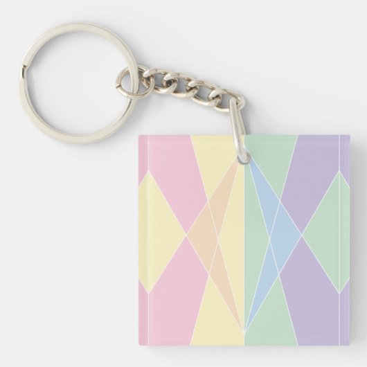 クリスタルシェル（平面） キーホルダー (正面)