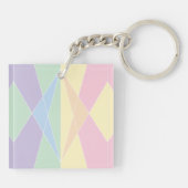 クリスタルシェル（平面） キーホルダー (裏面)