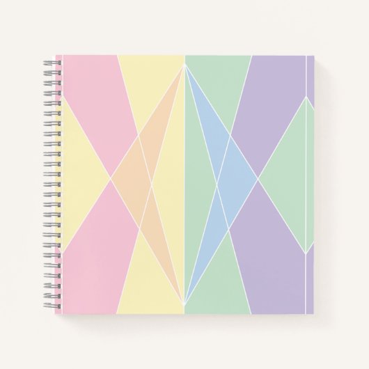 クリスタルシェル（平面） ノートブック (正面)