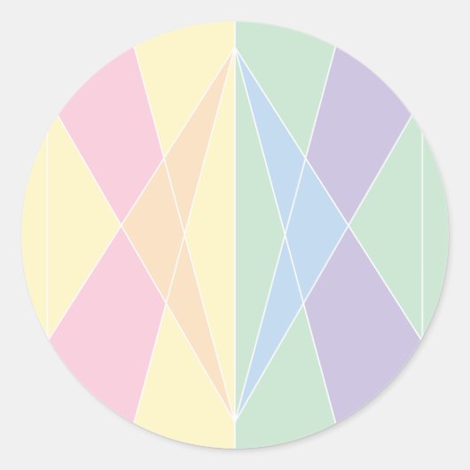 クリスタルシェル（平面） ラウンドシール (正面)