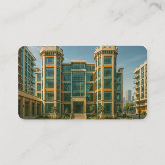 クリスタルシタデルキャッスルブックマーク 名刺 (正面)