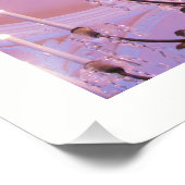 クリスタルシャンデリアオンピンクシーリングプリント フォトプリント (角)