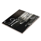 クリスタルシャンデリアシックなガラスモノグラム表示タイル タイル (側面)