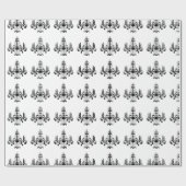 クリスタルシャンデリアラッピング紙 ラッピングペーパー (フラット)