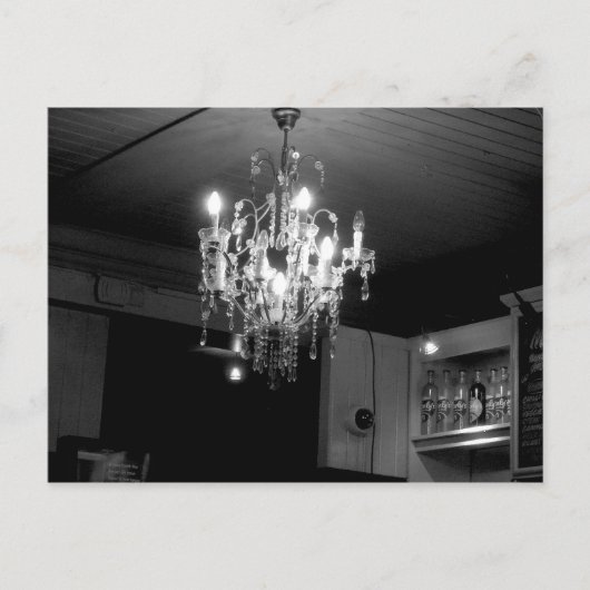 クリスタルシャンデリア ポストカード (正面)