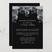 クリスタルシャンデリア 15周年 招待状 (正面/裏面)