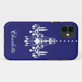 クリスタルシャンデリアiPhone 5ケースメイト藍 Case-Mate iPhoneケース (裏面(横))
