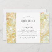 クリスタルシャンパンバーストブライダルシャワー 招待状 (正面)