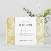 クリスタルシャンパンバーストブライダルシャワー 招待状 (スタンド正面)