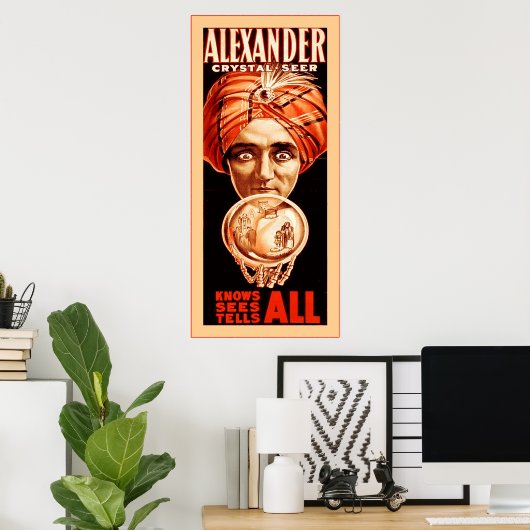 クリスタルシーア～ヴィンテージマジシャンのポスター ポスター (ホームオフィス)