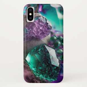 クリスタルジェムズエメラルドアメジスト iPhone X ケース