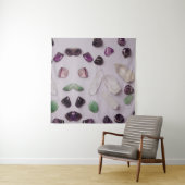 クリスタルジェムズヨガエネルギーウォールアートタペストリー タペストリー (インサイチュ(横))