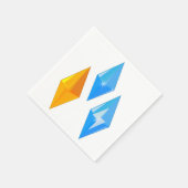 クリスタルジェム紙ナプキンス スタンダードカクテルナプキン (角)