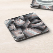 クリスタルジオメトリ: Klee-インスパイア Coaster コースター (左側)