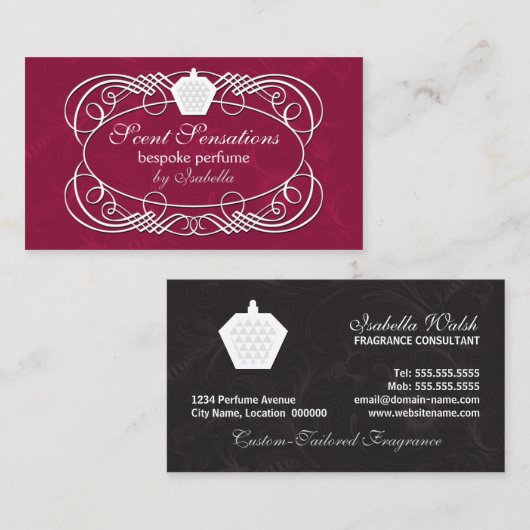 クリスタルジャー 名刺 (正面/裏面)