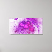 クリスタルジューズ幾何学抽象芸術アート キャンバスプリント (正面)