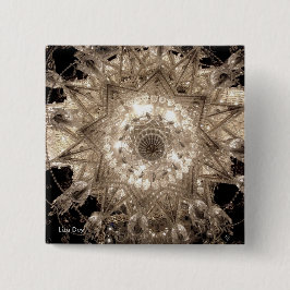 'クリスタル'スクエアボタン 缶バッジ